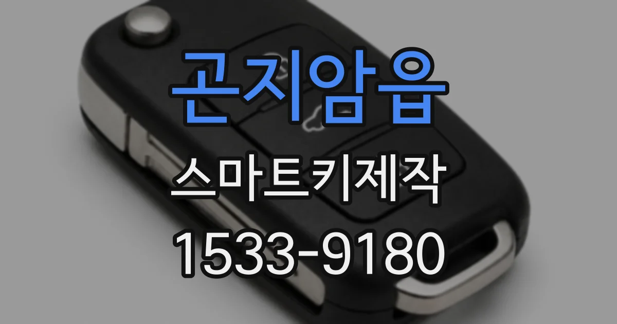 곤지암읍 스마트키제작