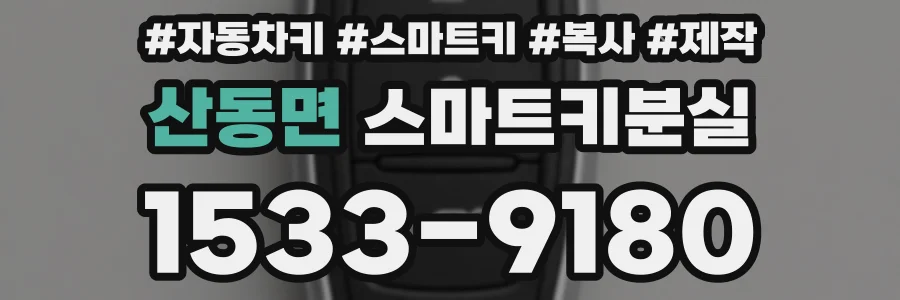 산동면 스마트키분실