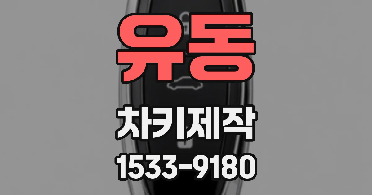 유동 차키제작
