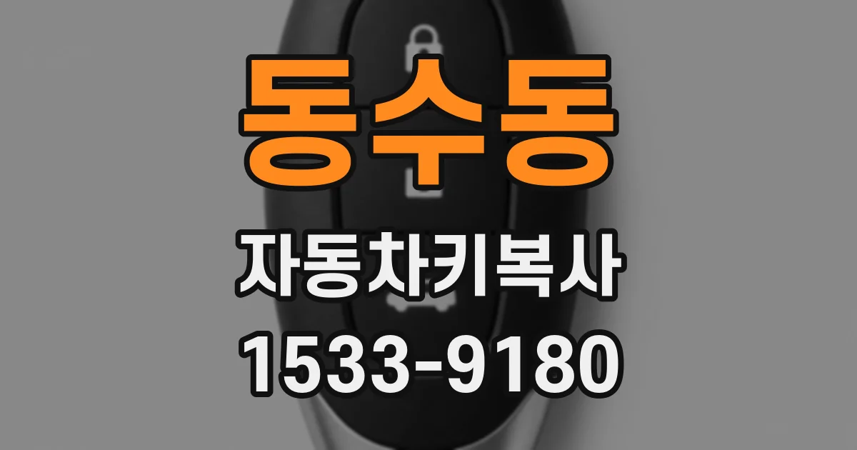 동수동 자동차키복사