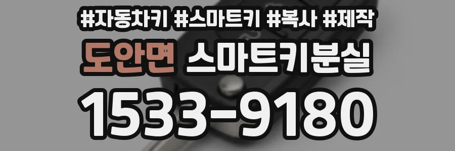 도안면 스마트키분실