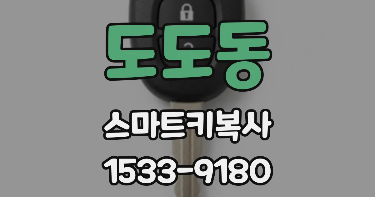 도도동 스마트키복사