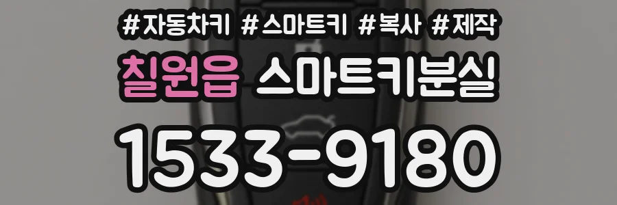 칠원읍 스마트키분실