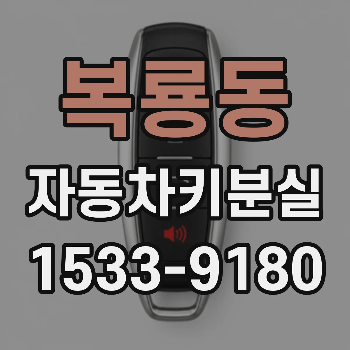 복룡동 자동차키분실