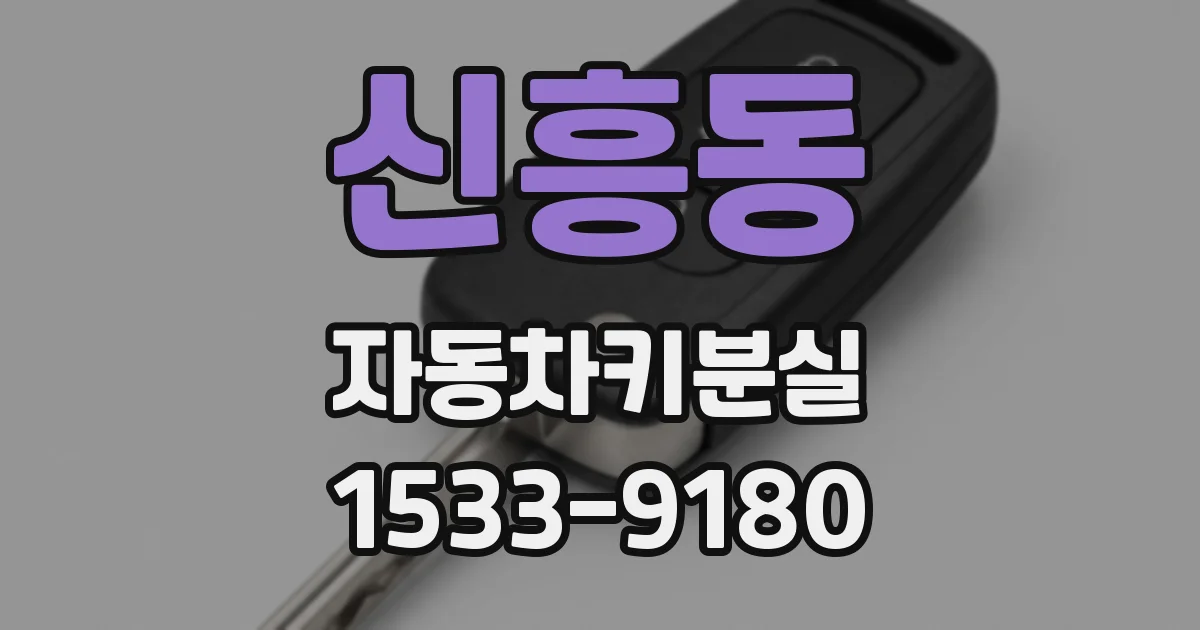 신흥동 자동차키분실