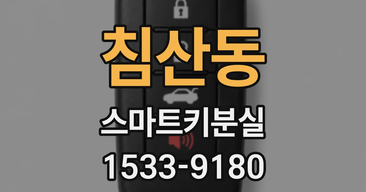 침산동 스마트키분실