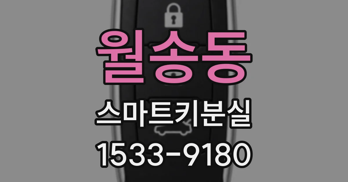 월송동 스마트키분실