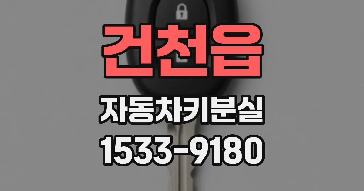 건천읍 자동차키분실