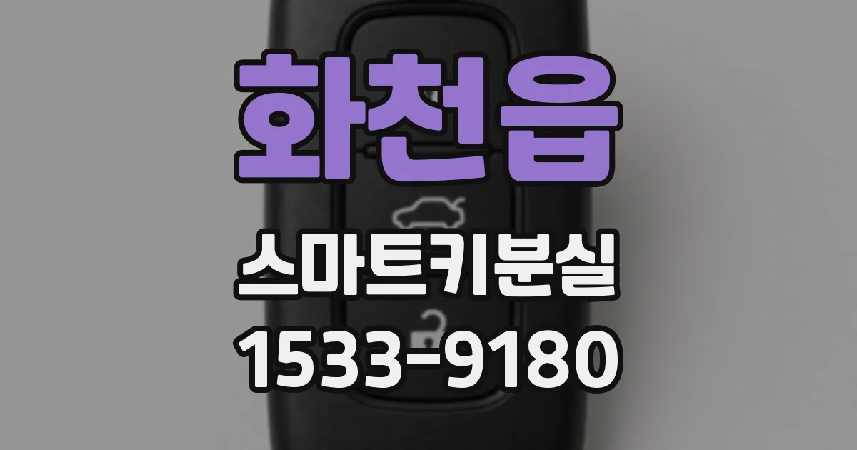 화천읍 스마트키분실