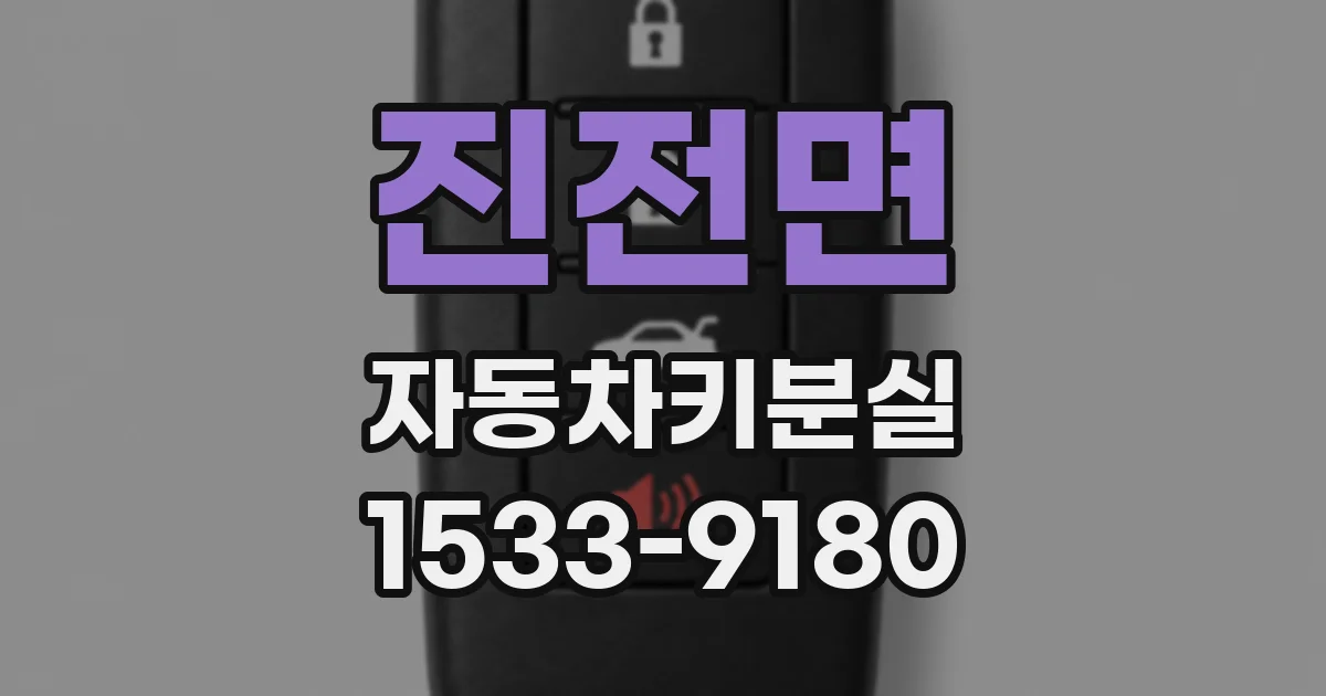 진전면 자동차키분실