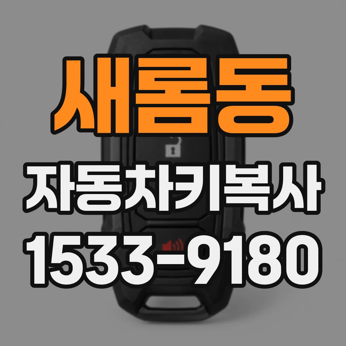 새롬동 자동차키복사