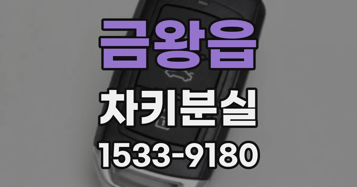 금왕읍 차키분실