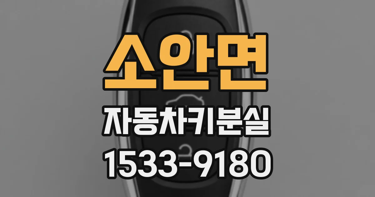 소안면 자동차키분실