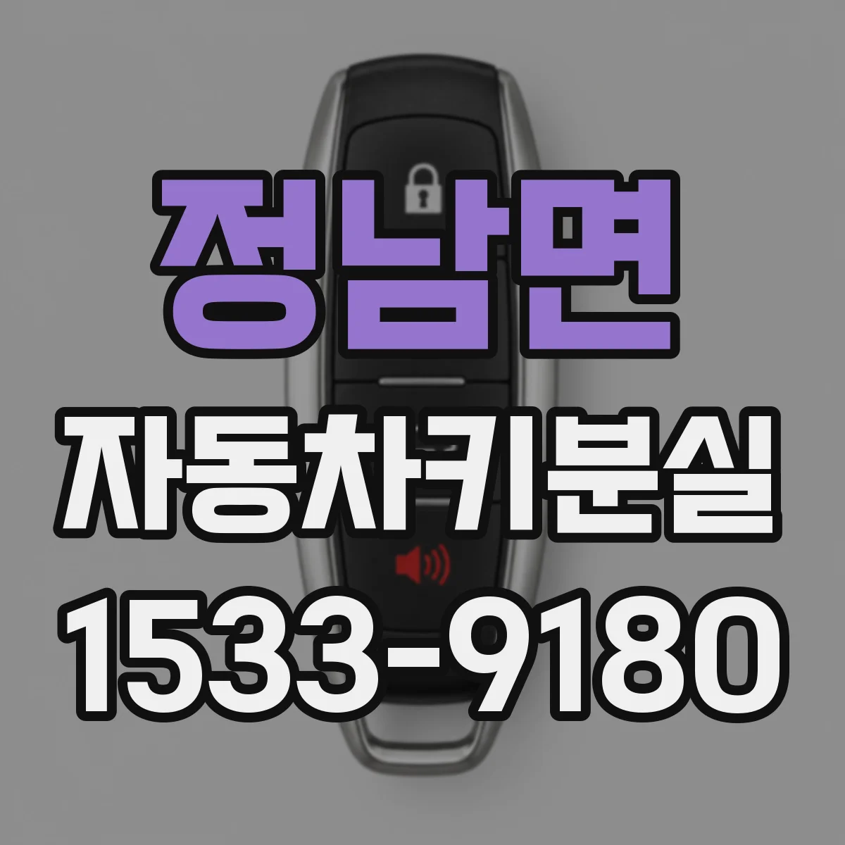 정남면 자동차키분실