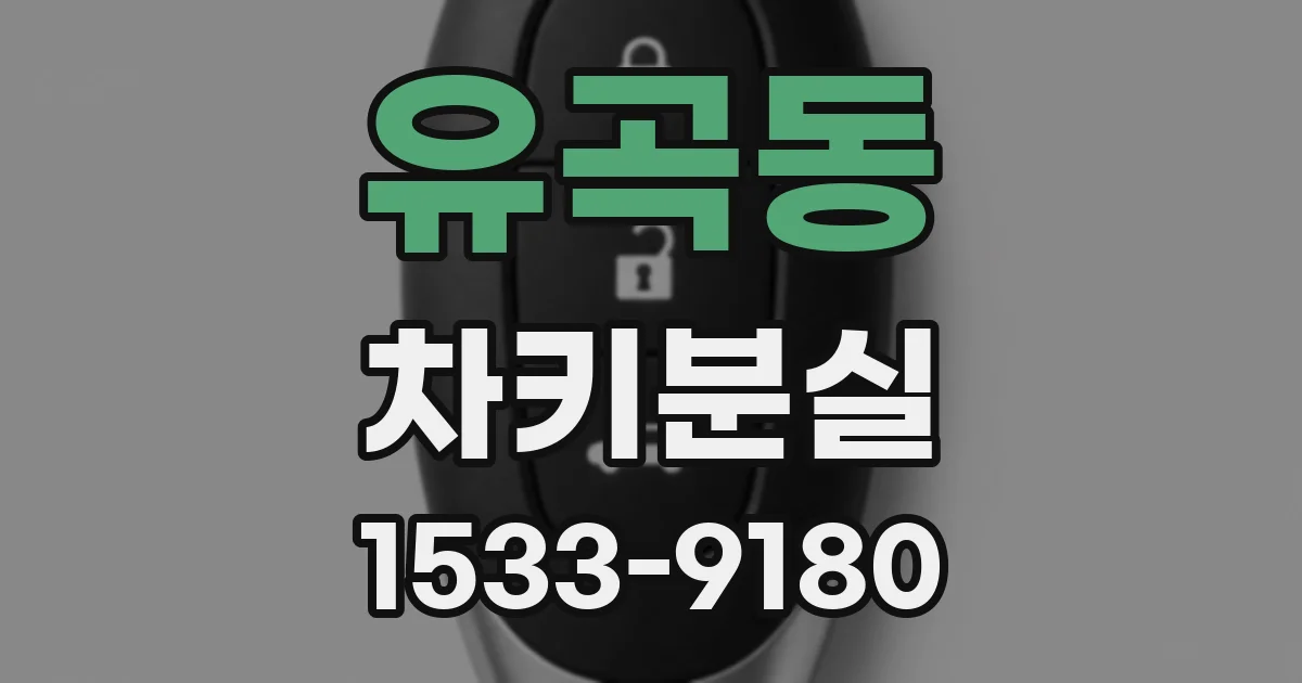 유곡동 차키분실