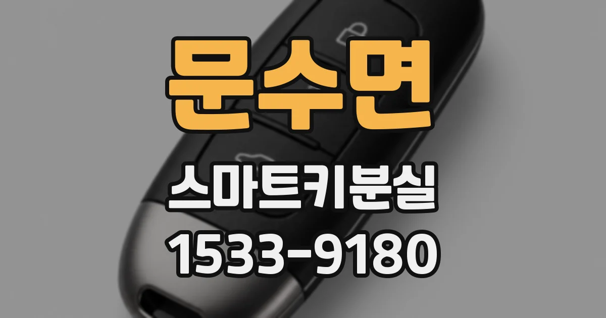 문수면 스마트키분실