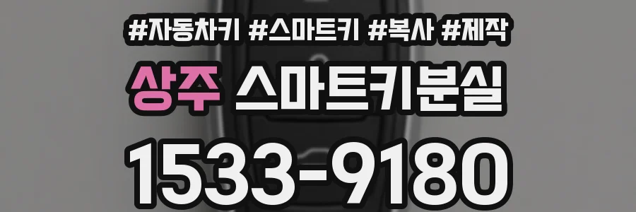 상주 스마트키분실