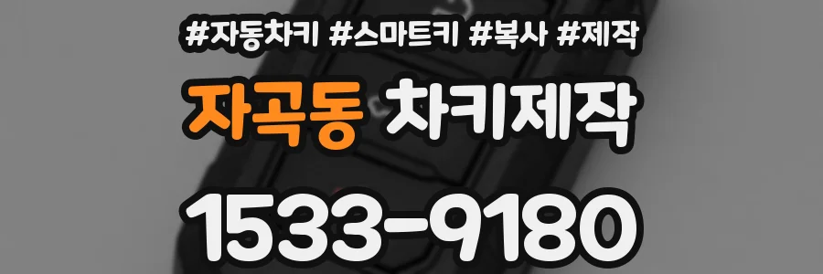 자곡동 차키제작