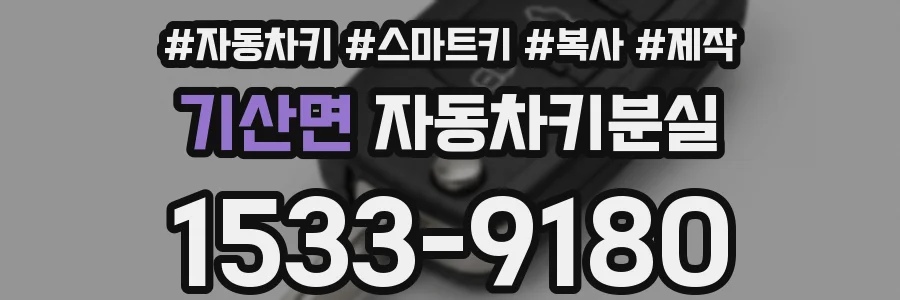 기산면 자동차키분실