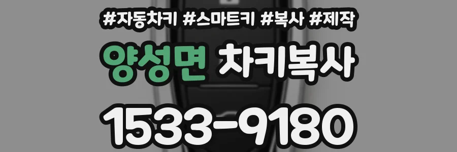 양성면 차키복사