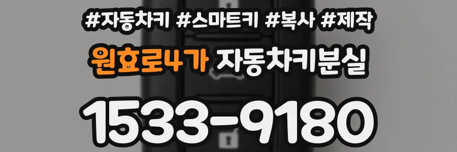 원효로4가 자동차키분실