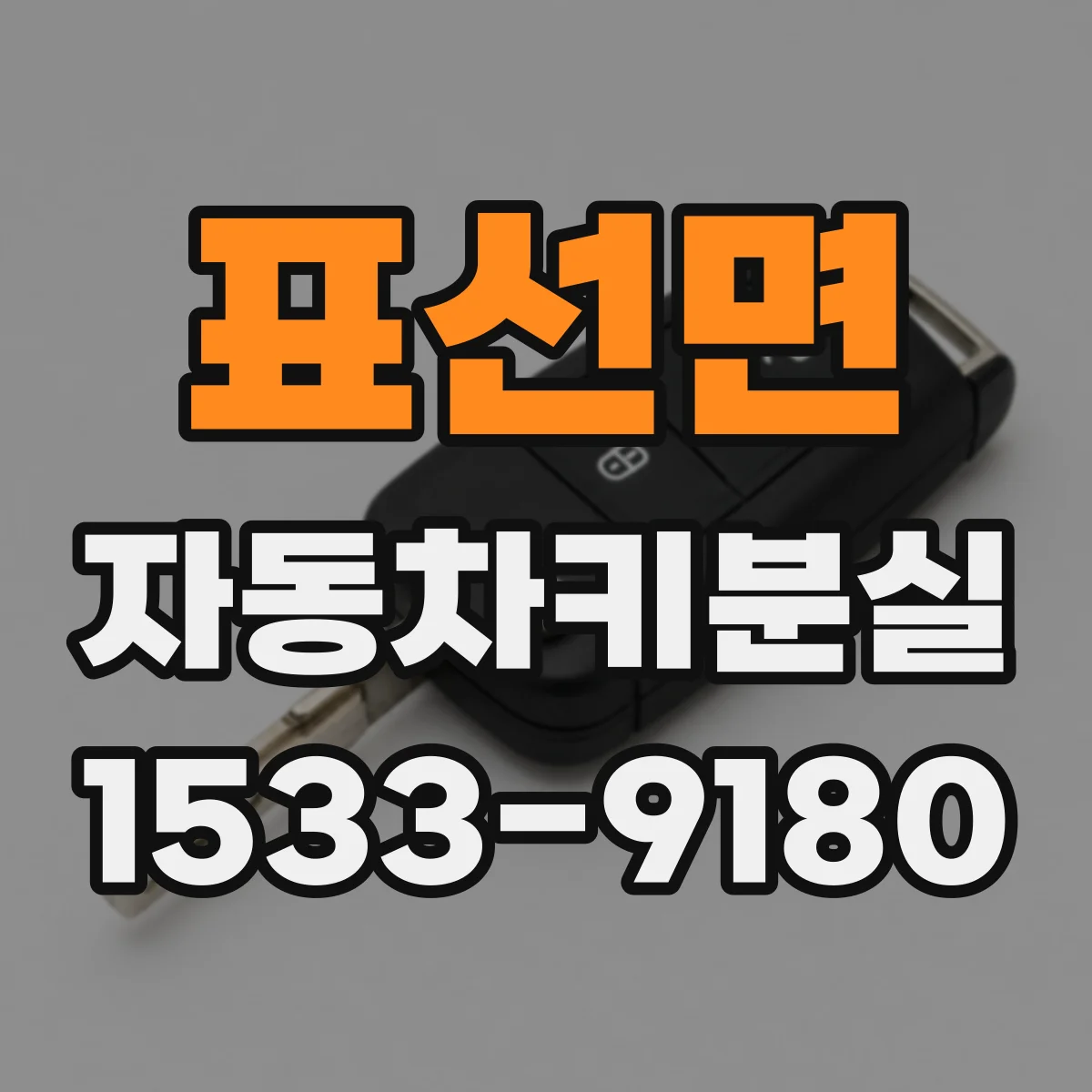 표선면 자동차키분실