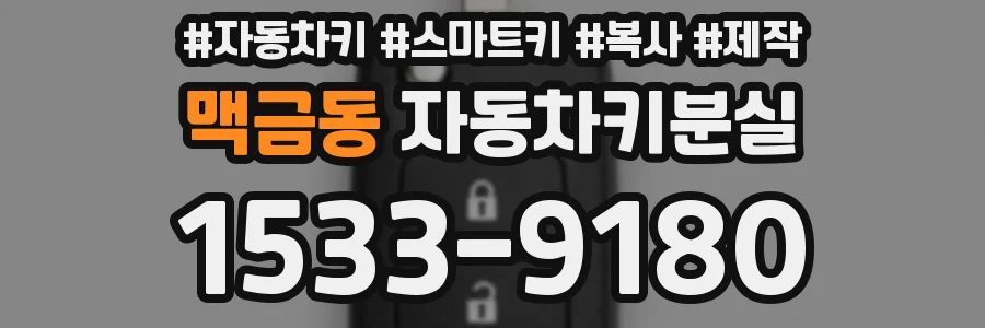 맥금동 자동차키분실