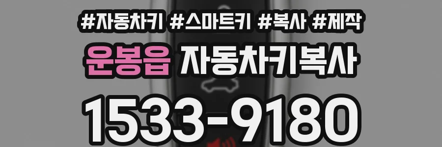 운봉읍 자동차키복사