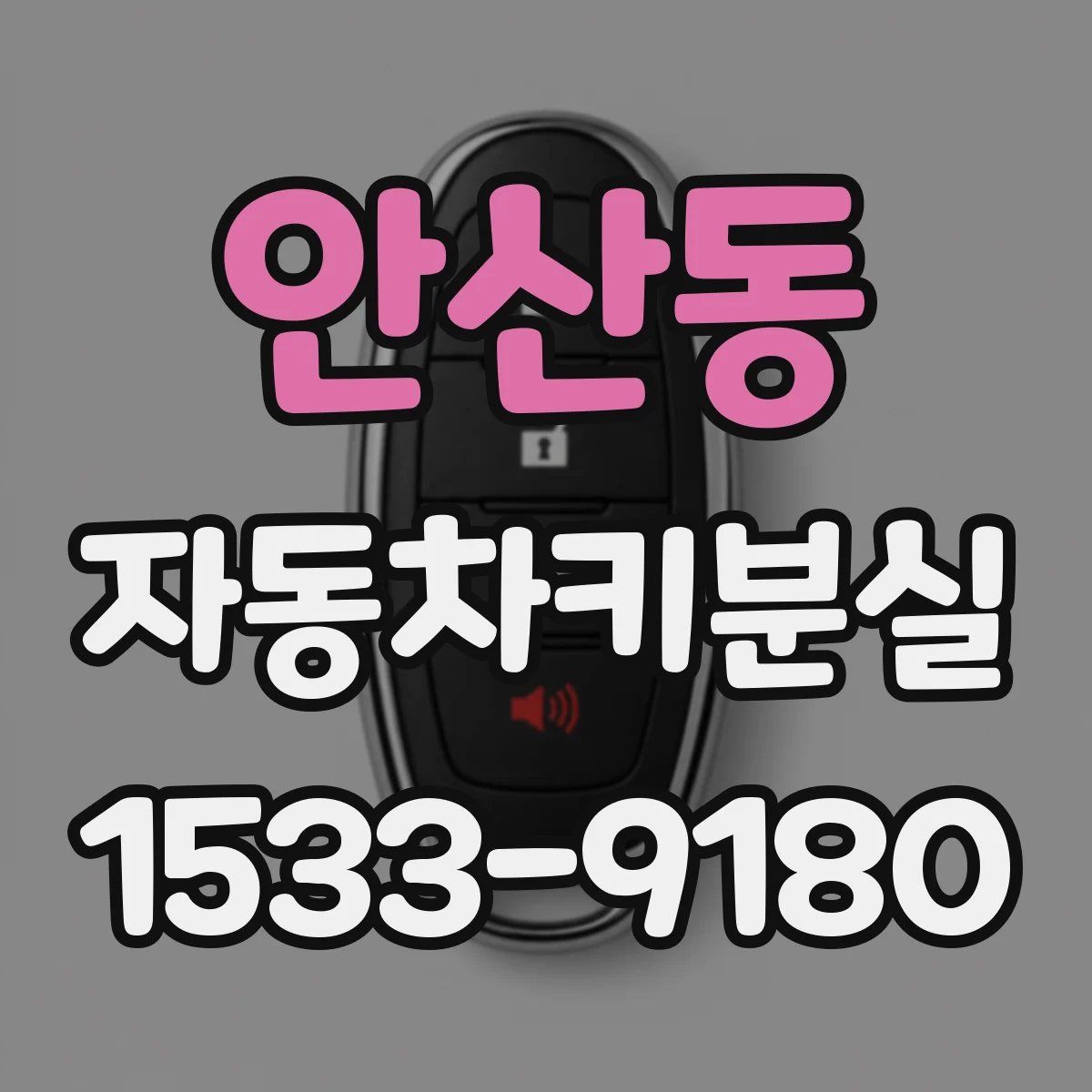 안산동 자동차키분실
