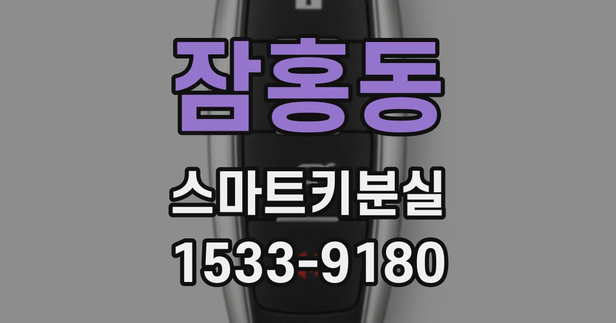 잠홍동 스마트키분실