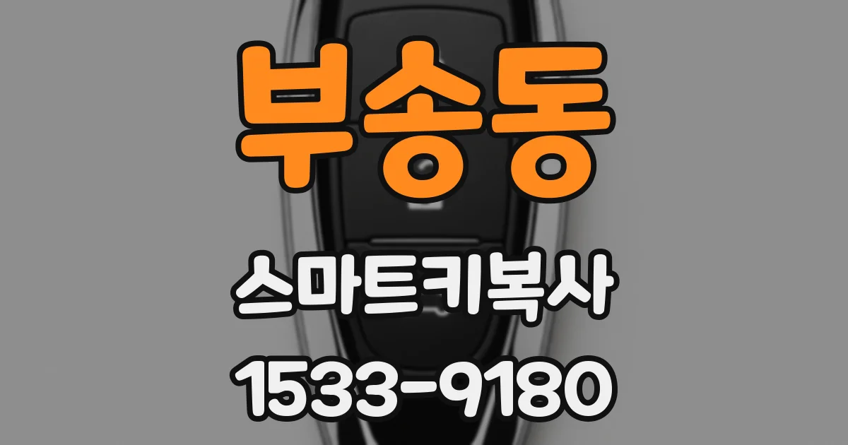 부송동 스마트키복사