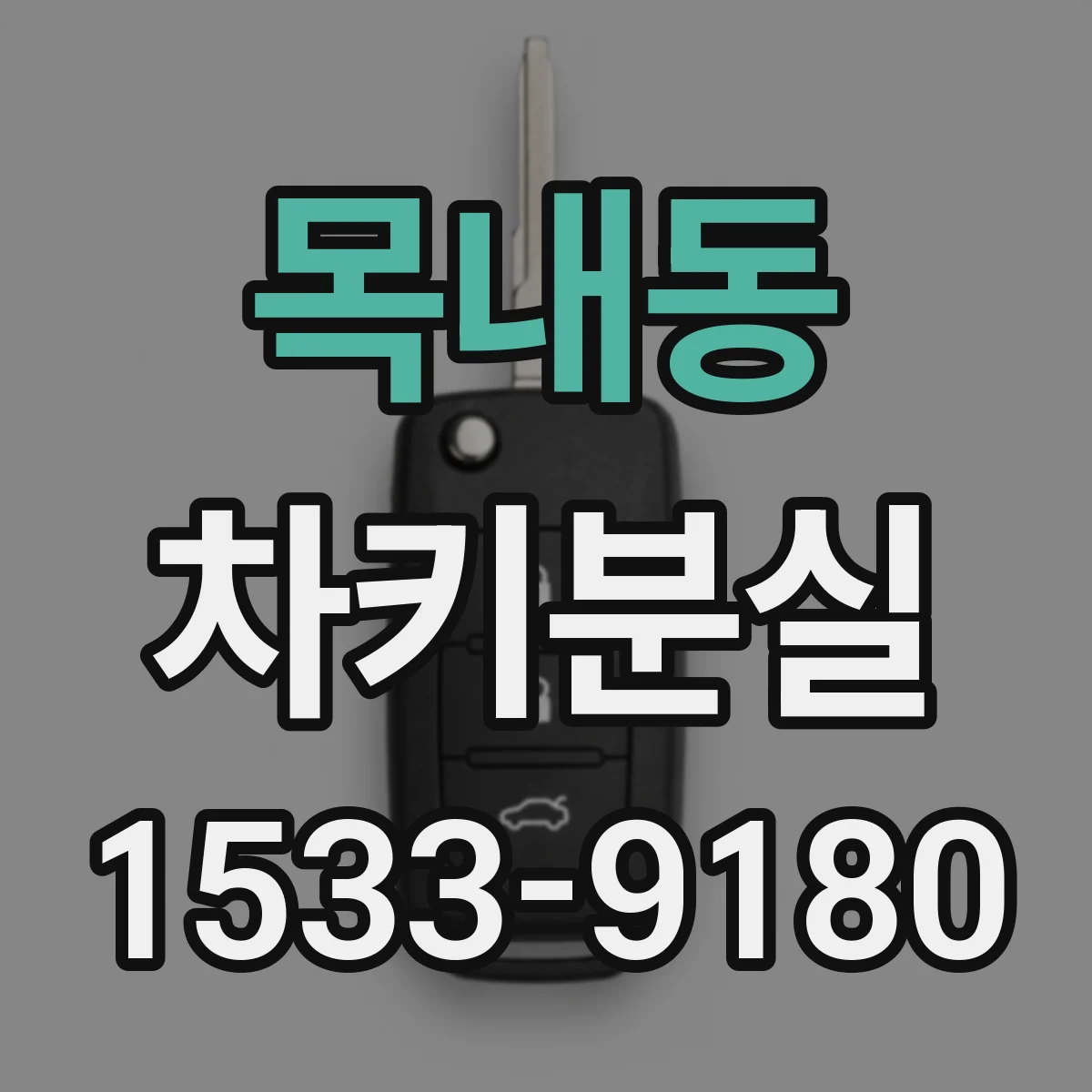 목내동 차키분실