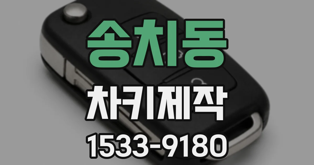 송치동 차키제작