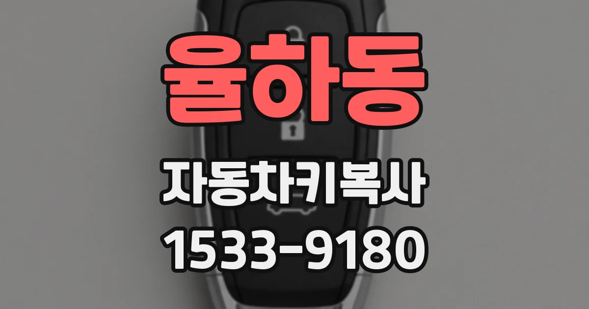 율하동 자동차키복사
