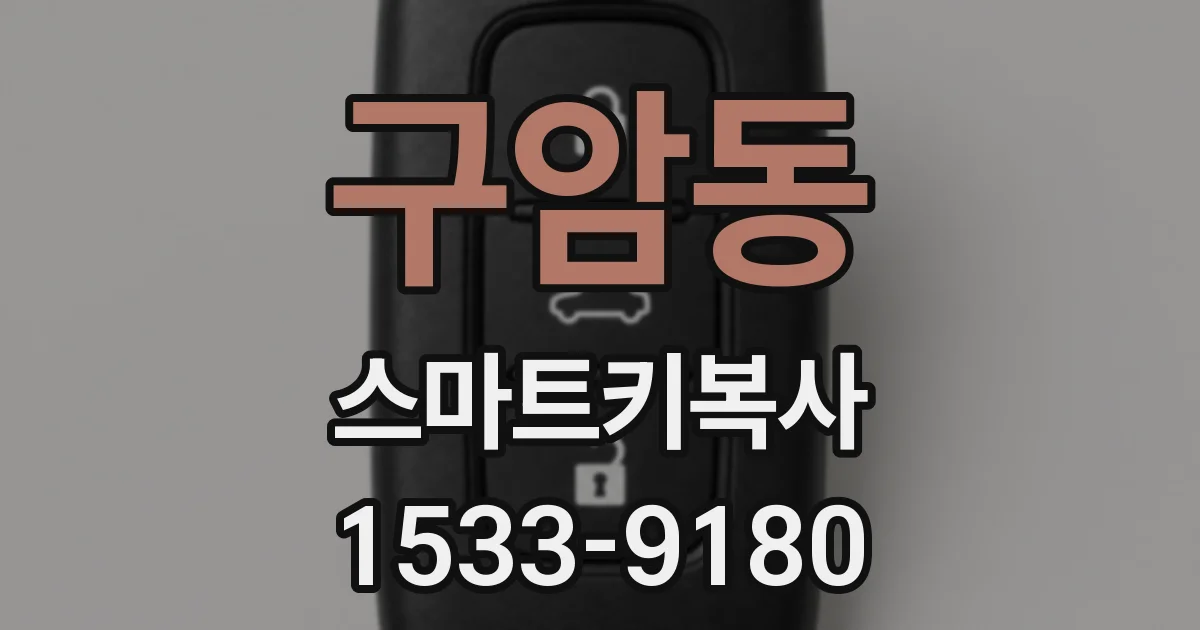 구암동 스마트키복사
