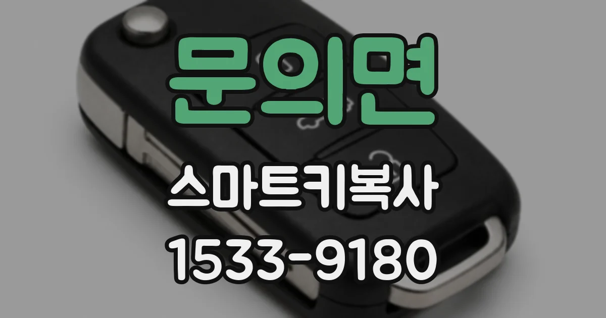 문의면 스마트키복사