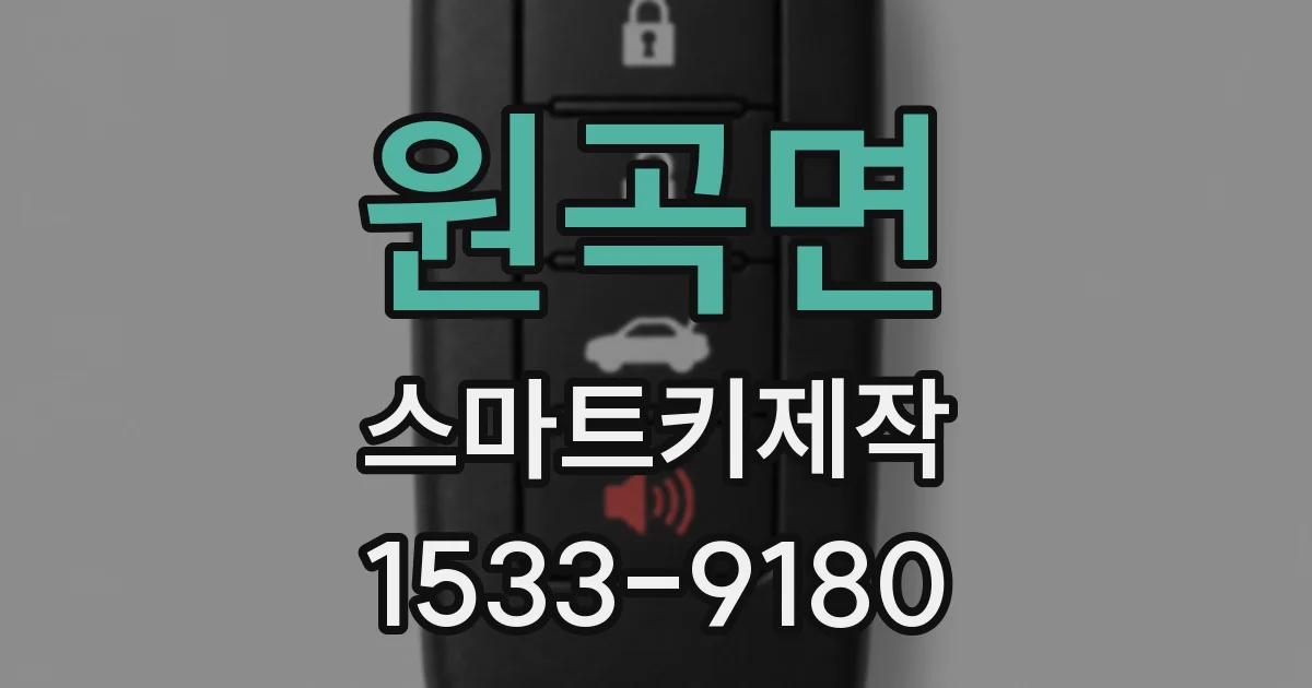 원곡면 스마트키제작
