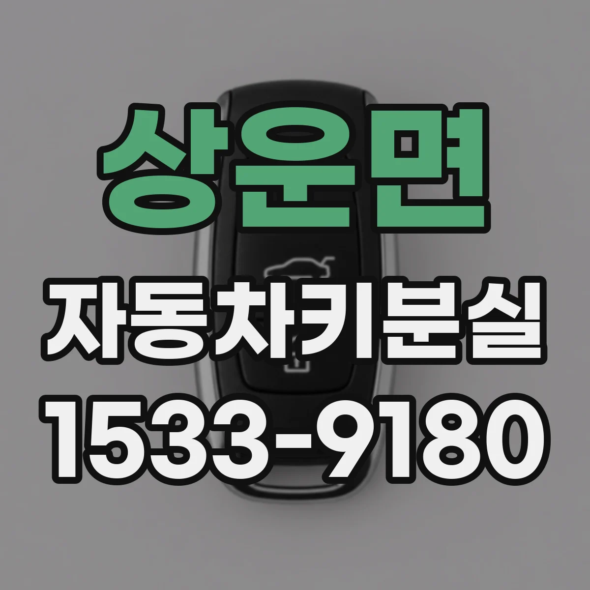 상운면 자동차키분실