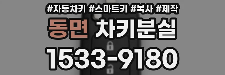 동면 차키분실