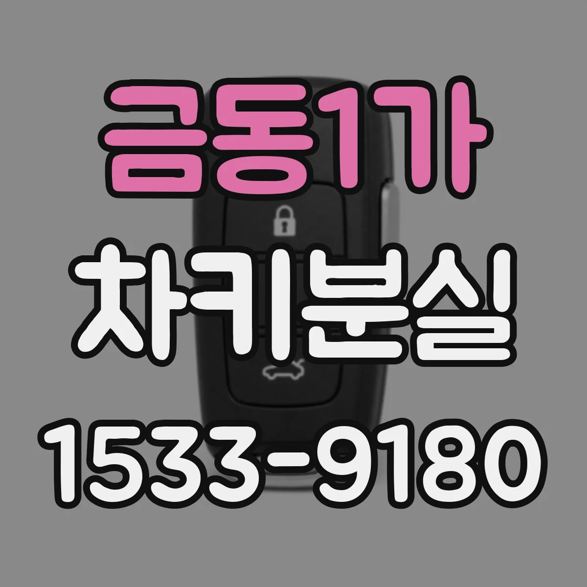 금동1가 차키분실