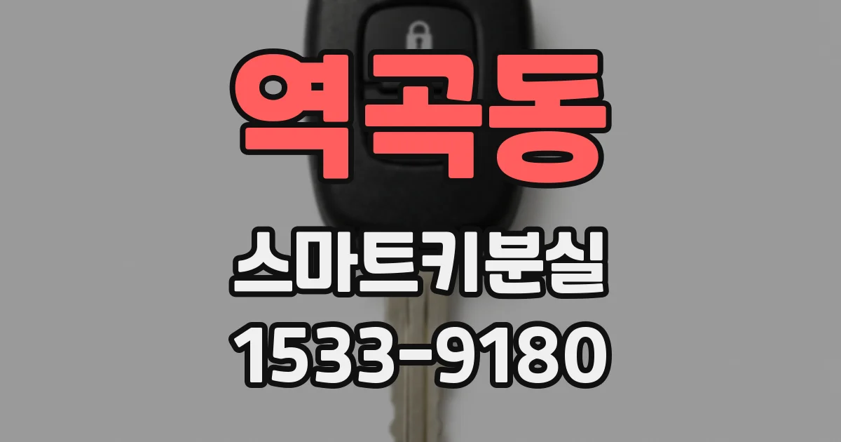 역곡동 스마트키분실