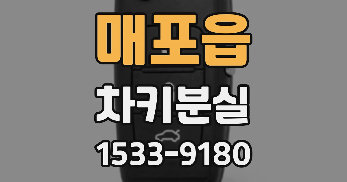 매포읍 차키분실