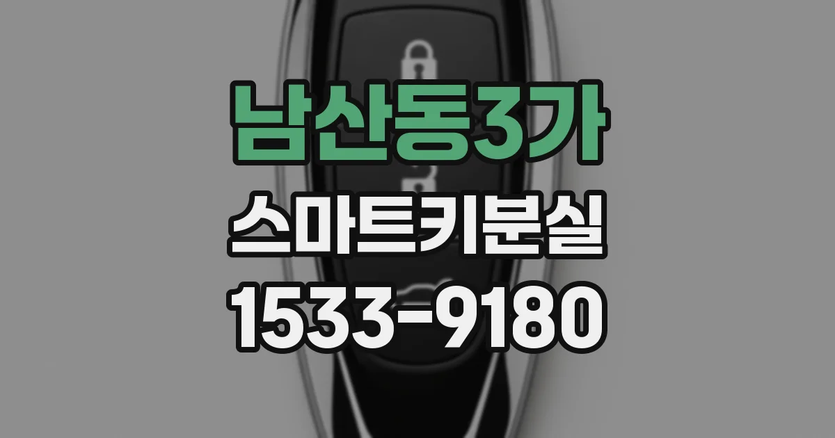남산동3가 스마트키분실