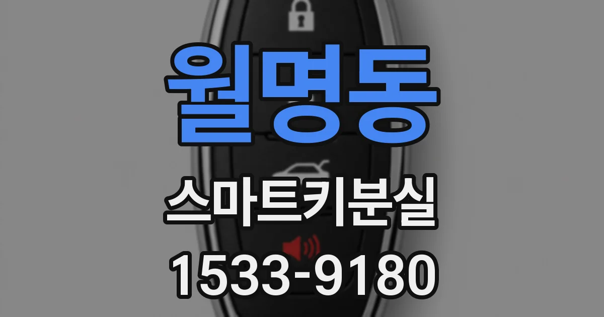 월명동 스마트키분실