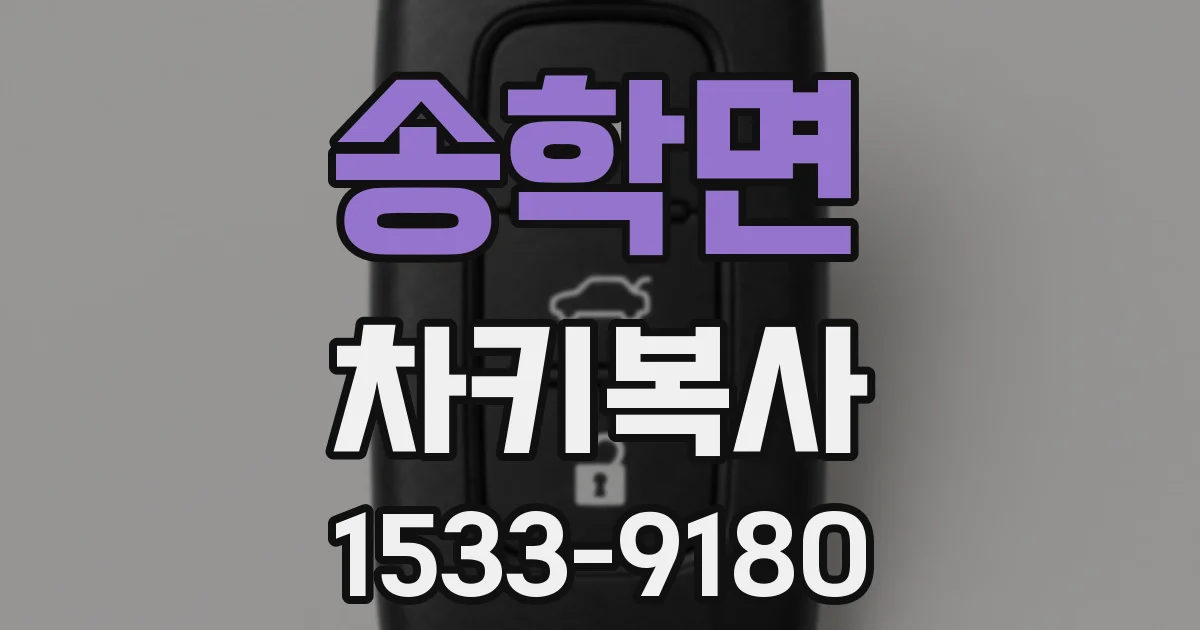 송학면 차키복사