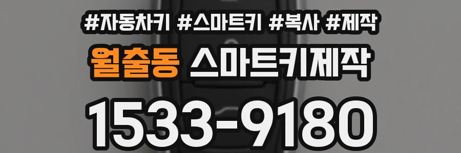 월출동 스마트키제작
