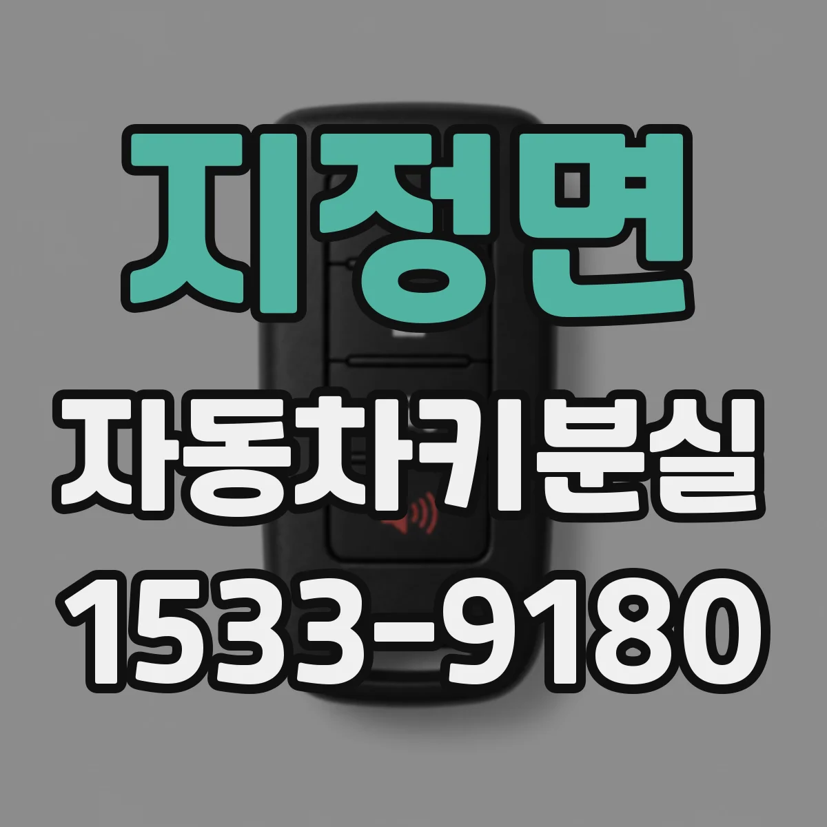 지정면 자동차키분실