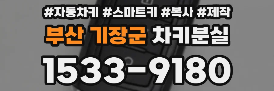 부산 기장군 차키분실