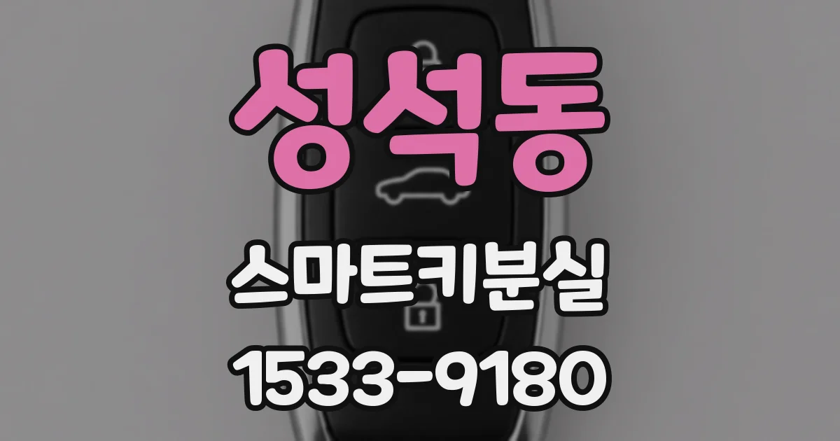 성석동 스마트키분실