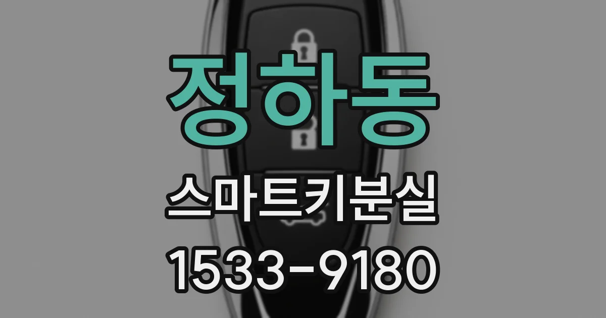 정하동 스마트키분실